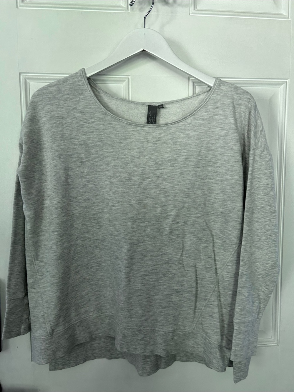 Sweaty Betty Heather Gray Crewneck Sweatshirt